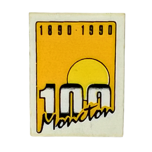 Moncton 100th Anniversay New Brunswick Souvenir Cities & States Lapel Pin SP6 V2