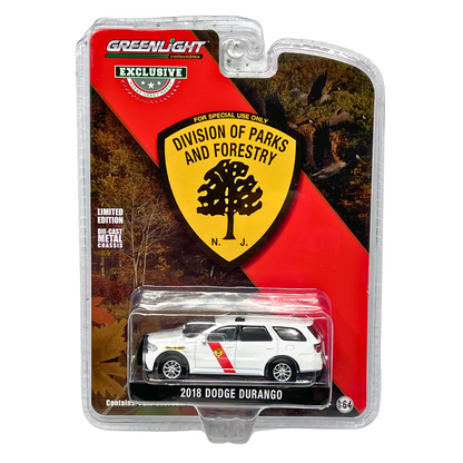 Greenlight Hobby Exclusive Parks & Forestry 2018 Dodge Durango 1:64 Diecast