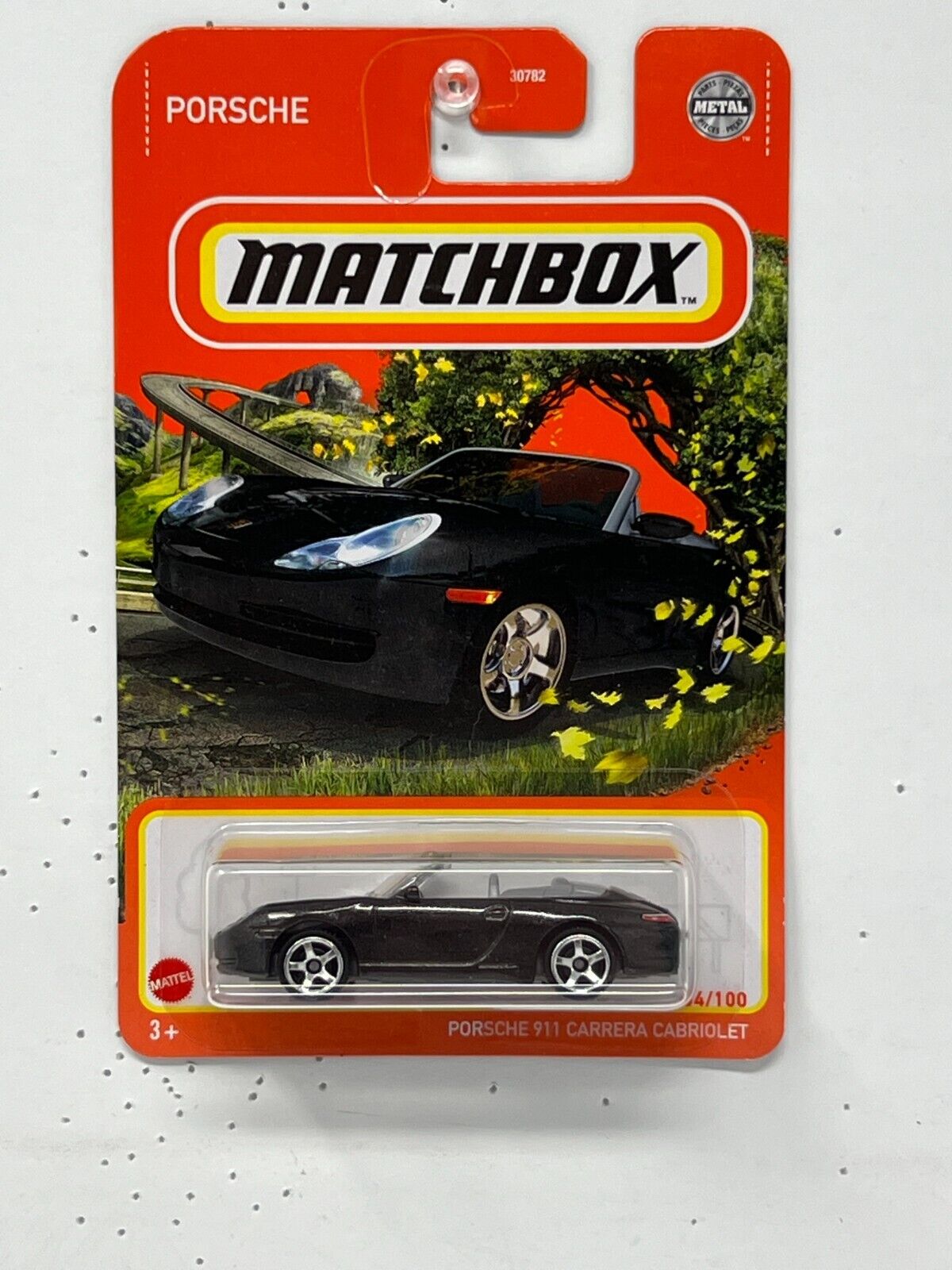 Matchbox Porsche 911 Carrera Cabriolet Black 1:64 Diecast