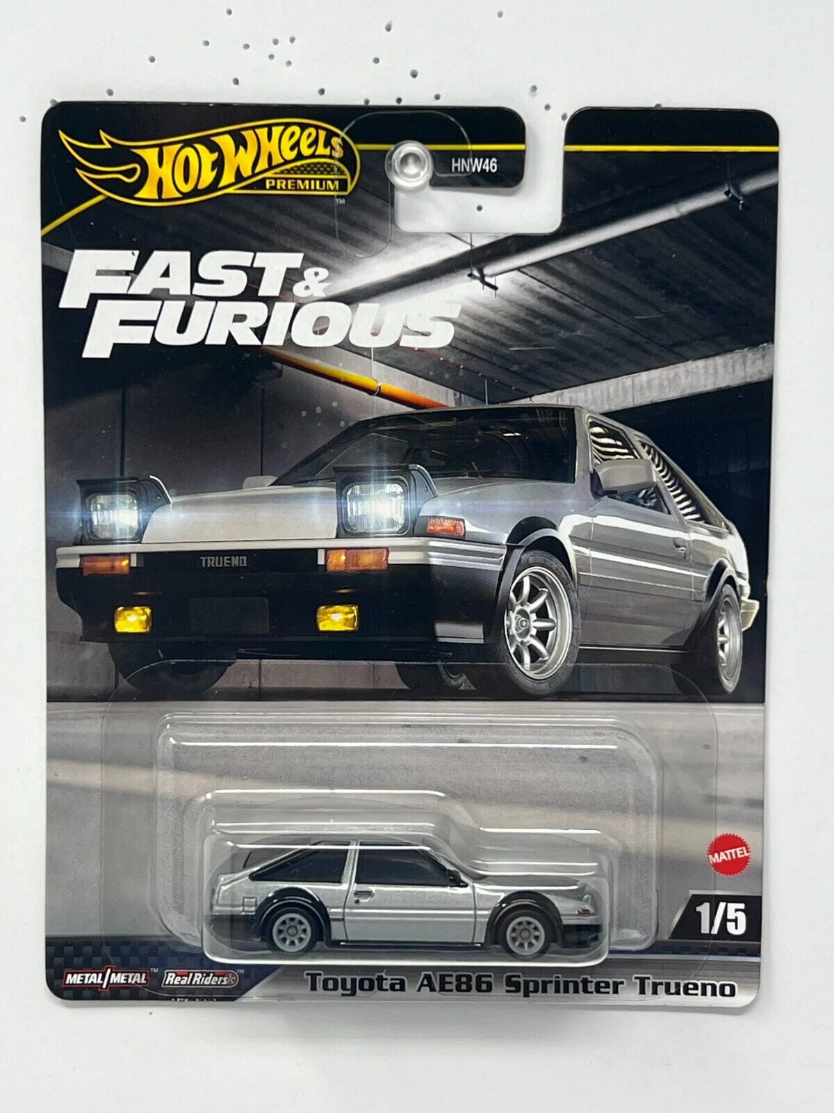 Hot Wheels Premium Fast & Furious Toyota AE86 Sprinter Trueno 1:64 Diecast