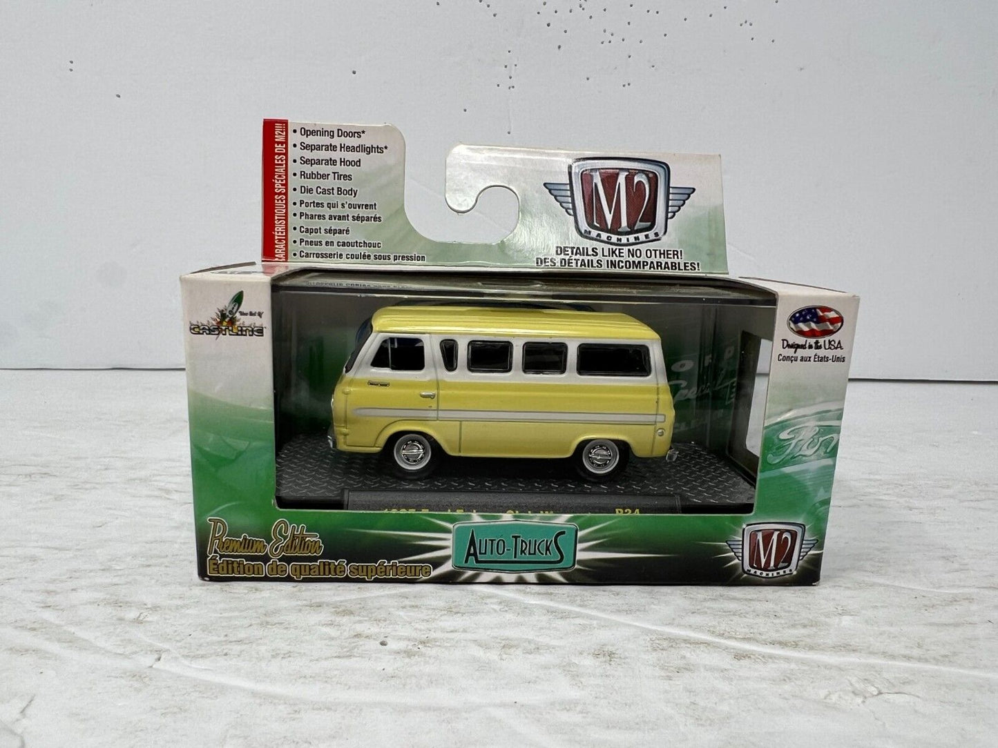 M2 Machines Auto-Trucks 1965 Ford Falcon Club Wagon 1:64 Diecast