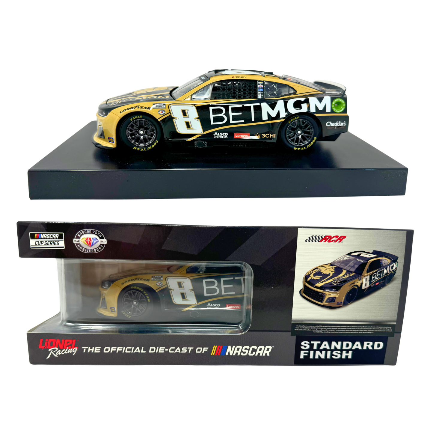 Lionel Nascar #8 Kyle Busch BetMGM 2023 Chevrolet Camaro ZL1 1:24 Diecast