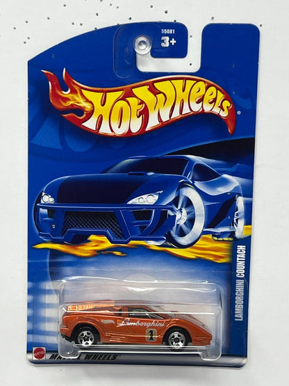 Hot Wheels Lamborghini Countach 1:64 Diecast Orange V3