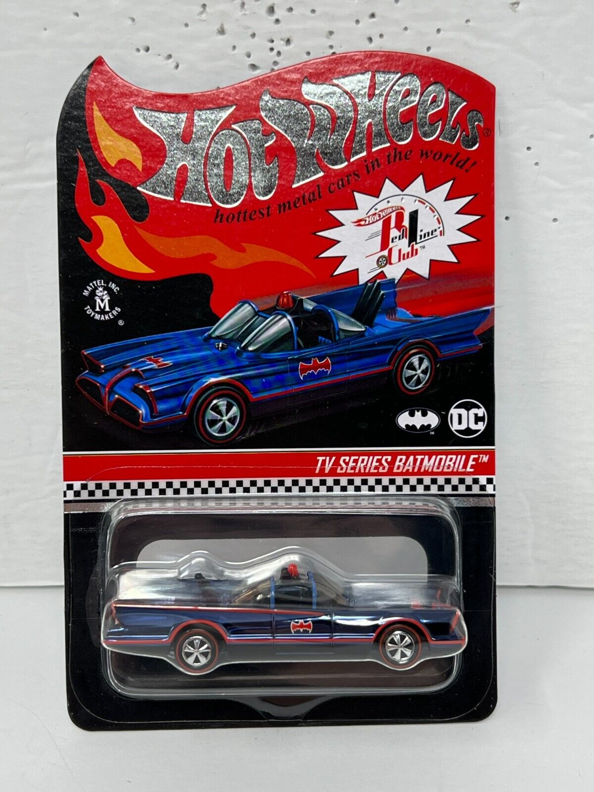 Hot Wheels Batmobile RLC Red Line Club TV Series 1:64 Diecast