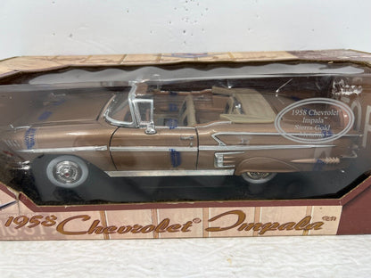 Motormax 1958 Chevrolet Impala Sierra Gold Metallic 1:18 Diecast