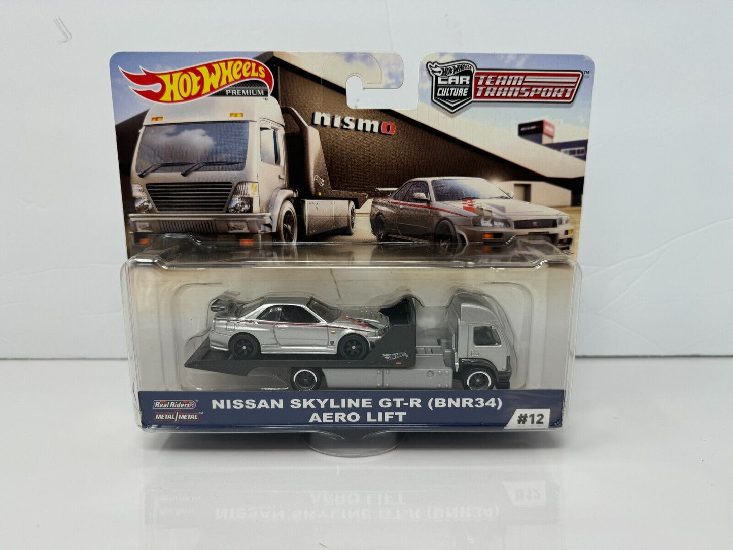 Hot Wheels Premium #12 Team Transport Nissan Skyline GT-R BNR34 1:64 Diecast