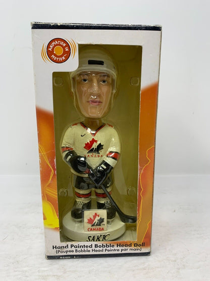 Joe Sakic NHL Team Canada Olympics 2002 Bobblehead Figure