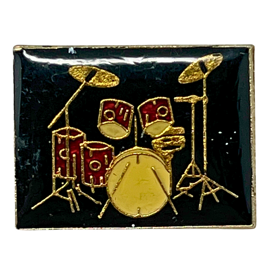 Drum Set Music Lapel Pin P1