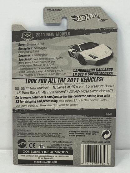 Hot Wheels New Models Lamborghini Gallardo LP 570-4 1:64 Diecast Factory Sealed