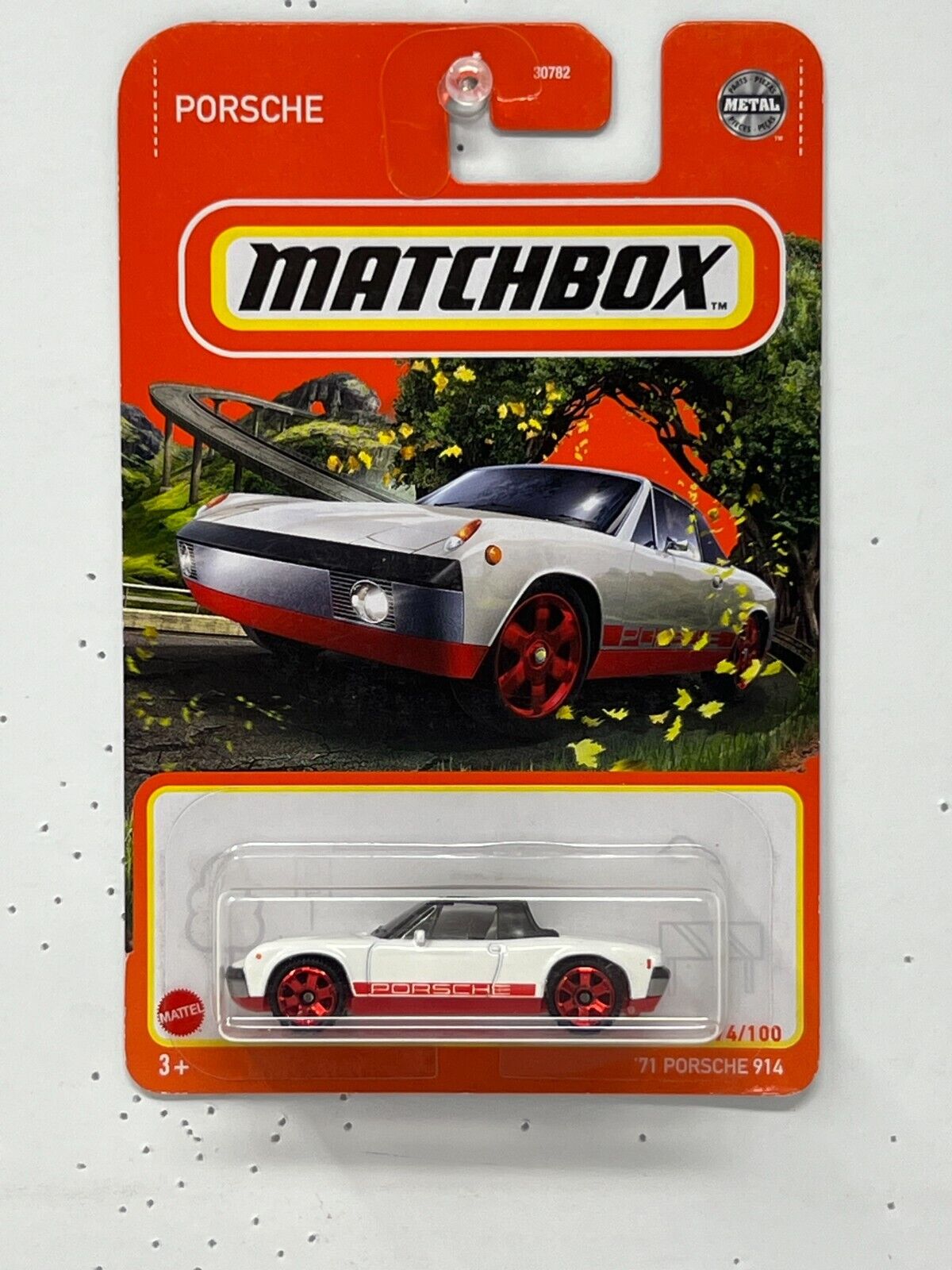 Matchbox 1971 Porsche 914 White 1:64 Diecast Version 4