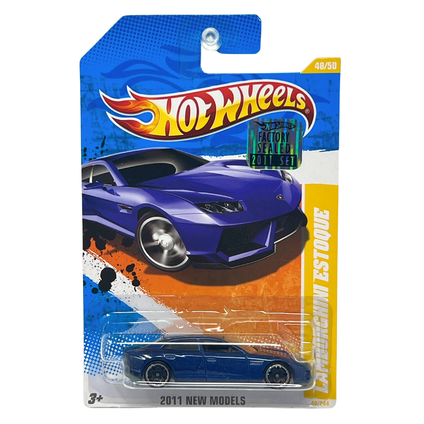 Hot Wheels 2011 New Models Lamborghini Estoque 1:64 Diecast Factory Sealed Blue