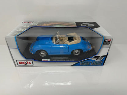 Maisto 1961 Porsche 356B Cabriolet Special Edition 1:18 Diecast