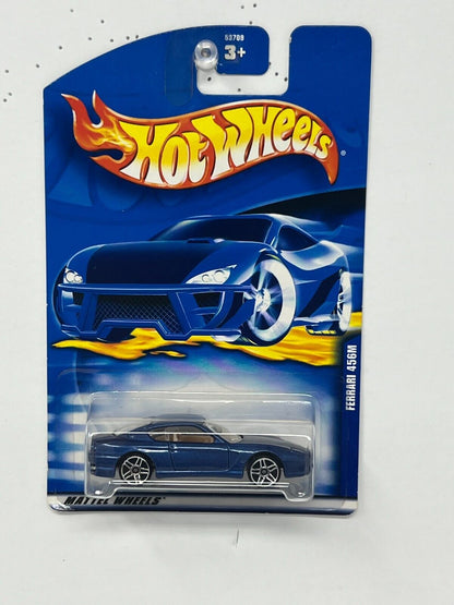 Hot Wheels Ferrari 456M Blue 1:64 Diecast Version 2