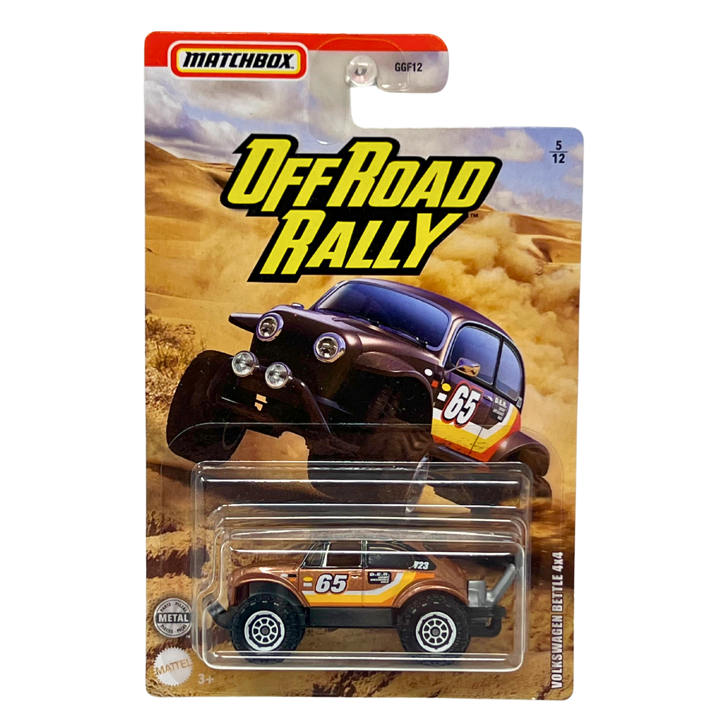 Matchbox Offroad Rally Volkswagen Beetle 4x4 1:64 Diecast