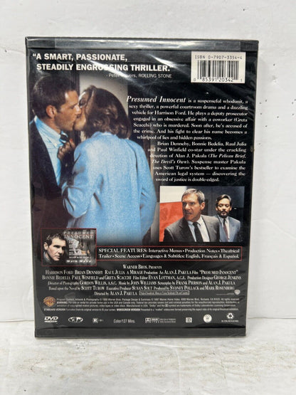 Presumed Innocent (DVD) Thriller Brand New and Sealed!!!