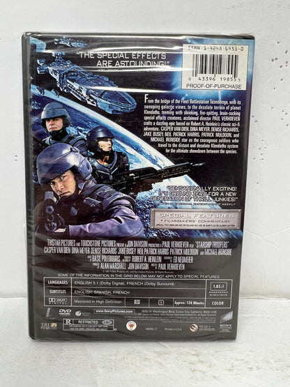 Starship Troopers (DVD) Sci-Fi New and Sealed!!!