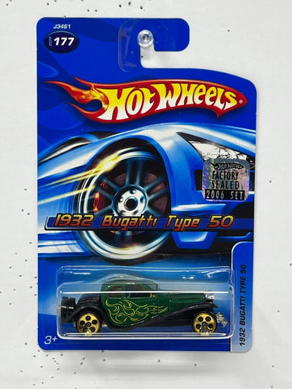 Hot Wheels 1932 Bugatti Type 50 1:64 Diecast 2006 Factory Sealed Set