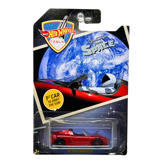 Hot Wheels Tesla 2008 Tesla Roadster European Car 1:64 Diecast