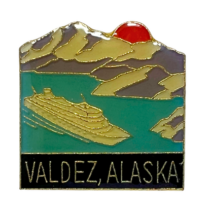 Valdez, Alaska Souvenir Cities & States Lapel Pin CPS1