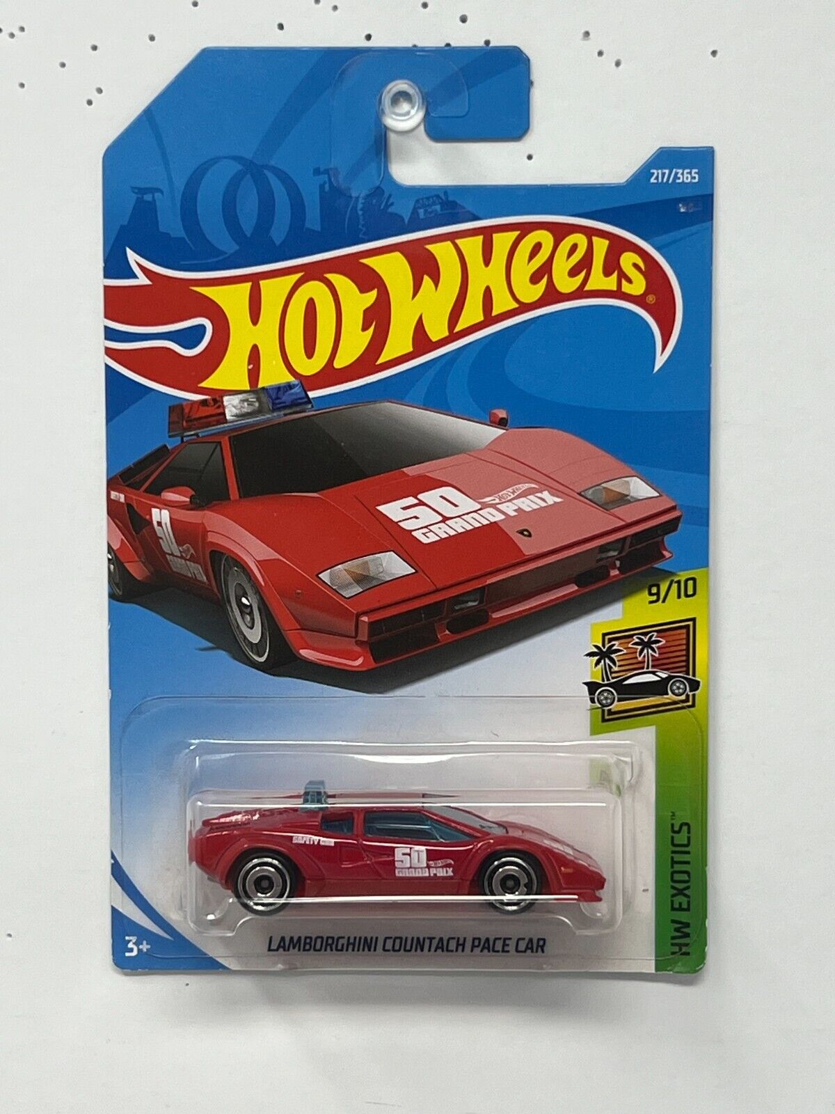 Hot Wheels HW Exotics Lamborghini Countach Pace Car 1:64 Diecast