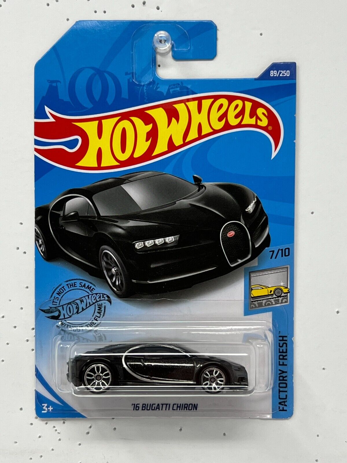 Hot Wheels Factory Fresh 2016 Bugatti Chiron Black 1:64 Diecast