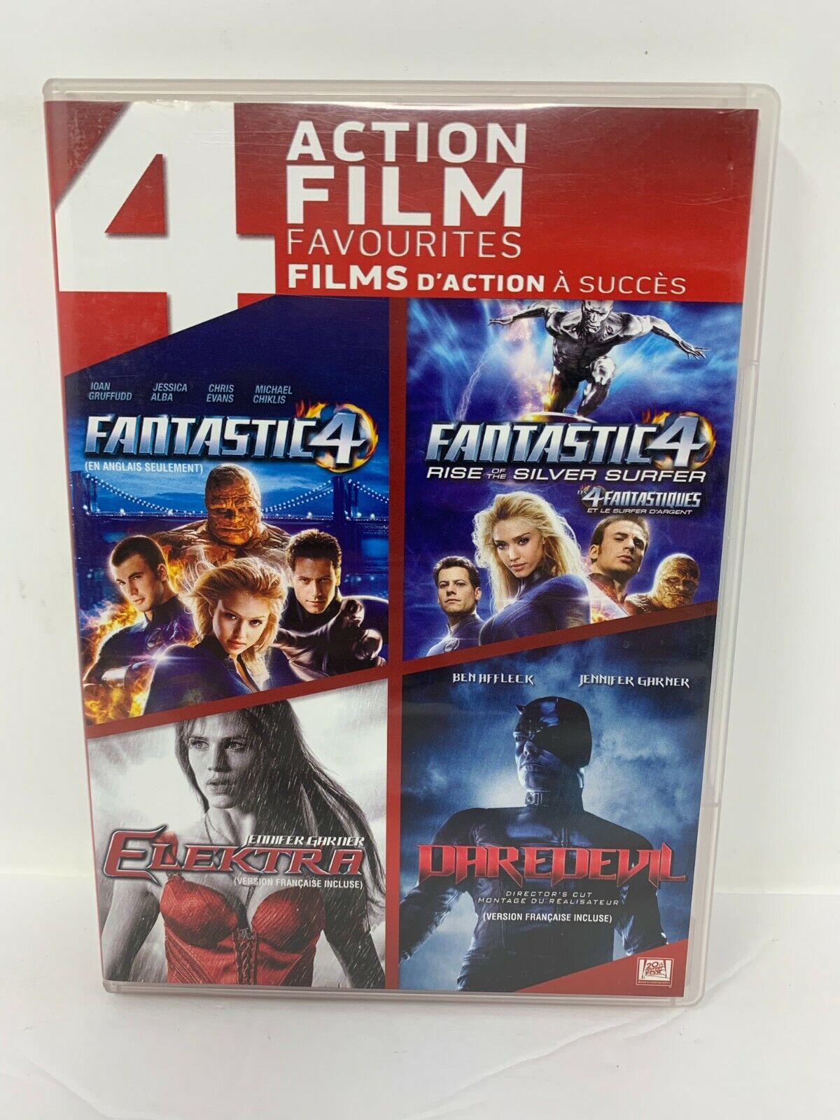 4 Marvel Action Film Favourites (DVD) Collection Good Condition!!!