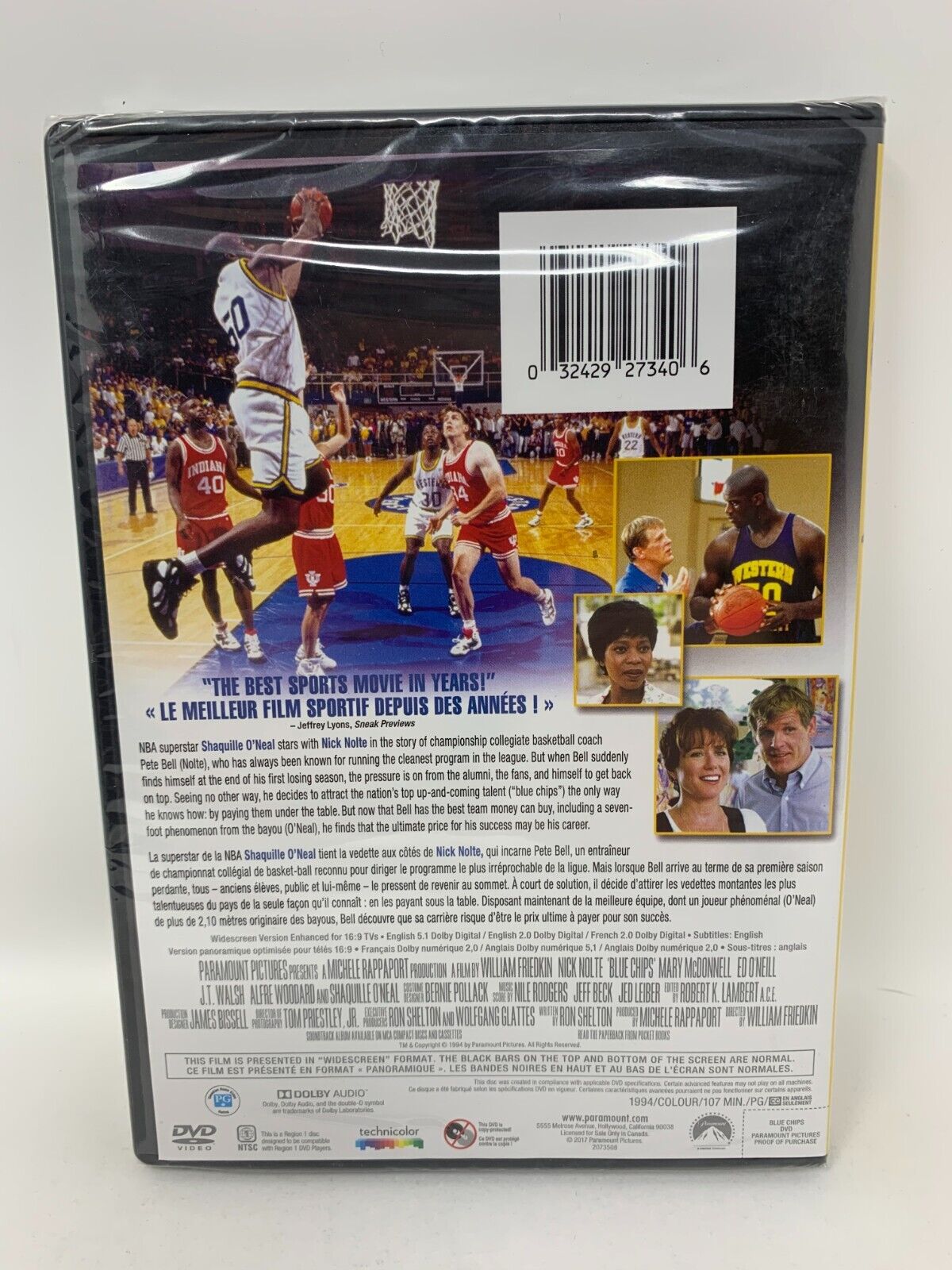 Blue Chips (DVD) Shaquille O'Neal Sports New and Sealed!!!