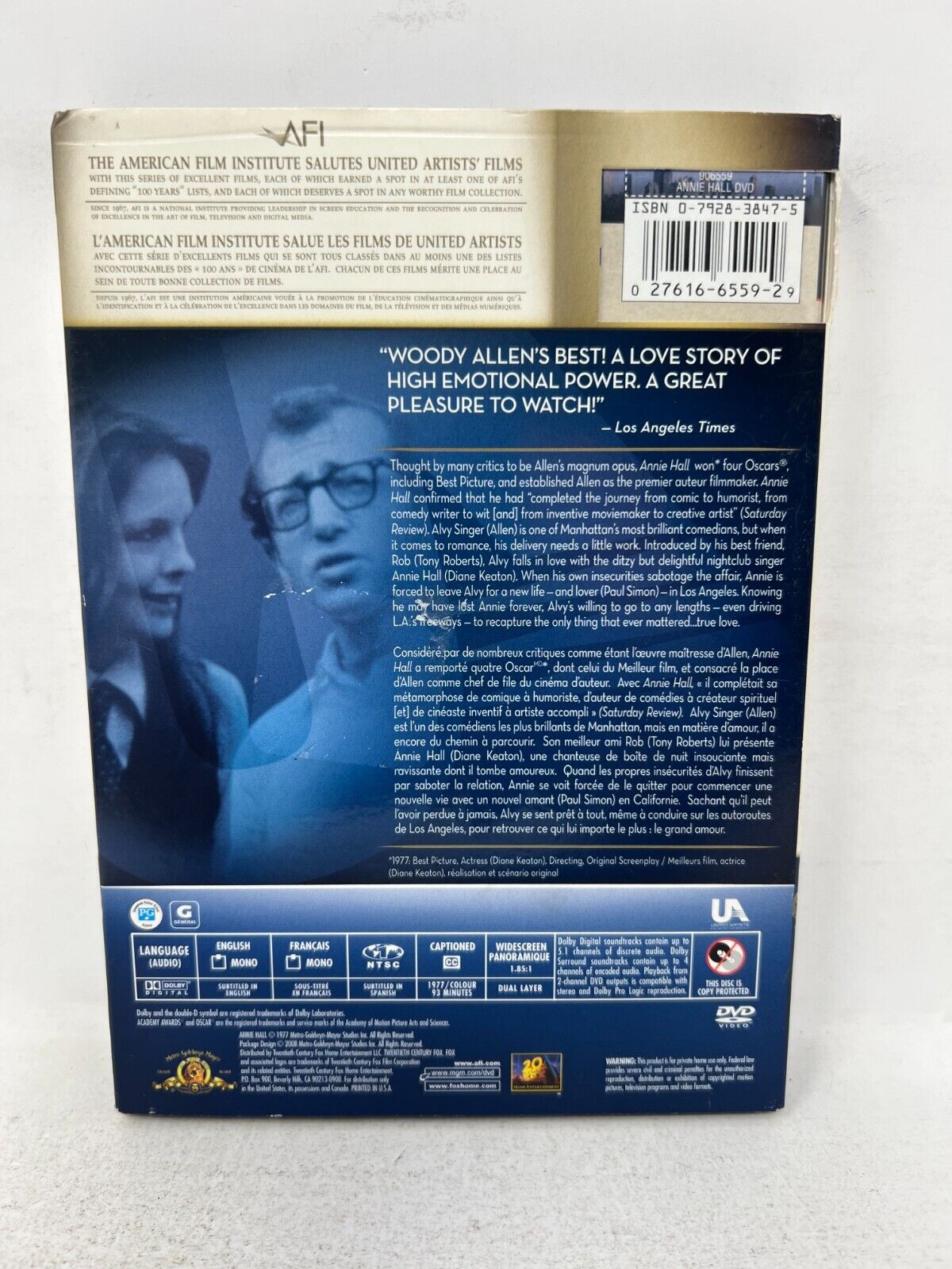 Annie Hall (DVD) Drama Good Condition!!!