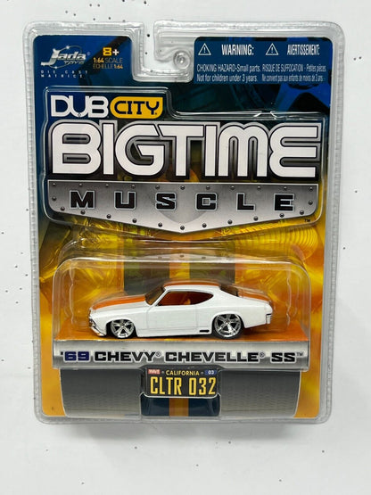 Jada Dub City Bigtime Muscle 1969 Chevy Chevelle SS 1:64 Diecast White