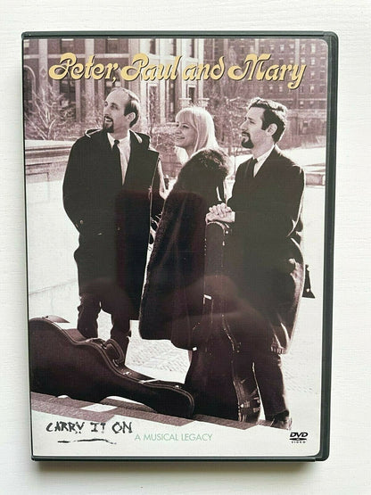 Peter, Paul and Mary A Musical Legacy (DVD) Music Good Condition!!!