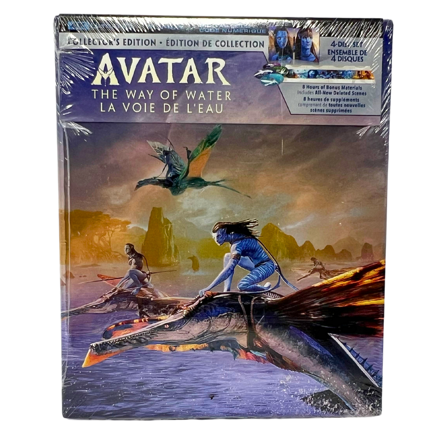 Avatar The Way of Water (4K UHD Blu-ray) Collector's Edition Fantasy Sealed!!!