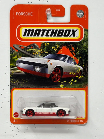 Matchbox 1971 Porsche 914 White 1:64 Diecast Version 3