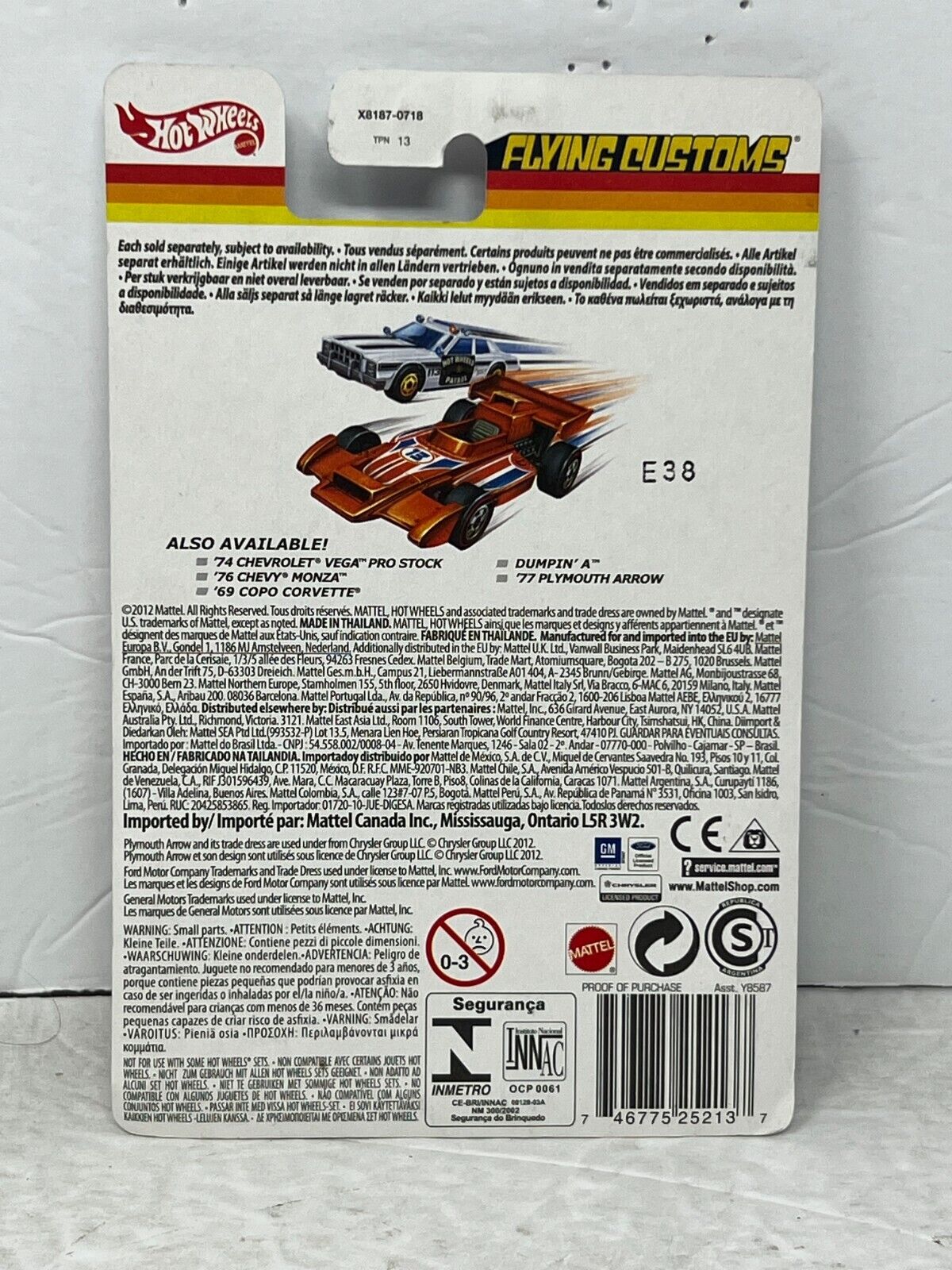 Hot Wheels Flying Customs Dumpin' A 1:64 Diecast