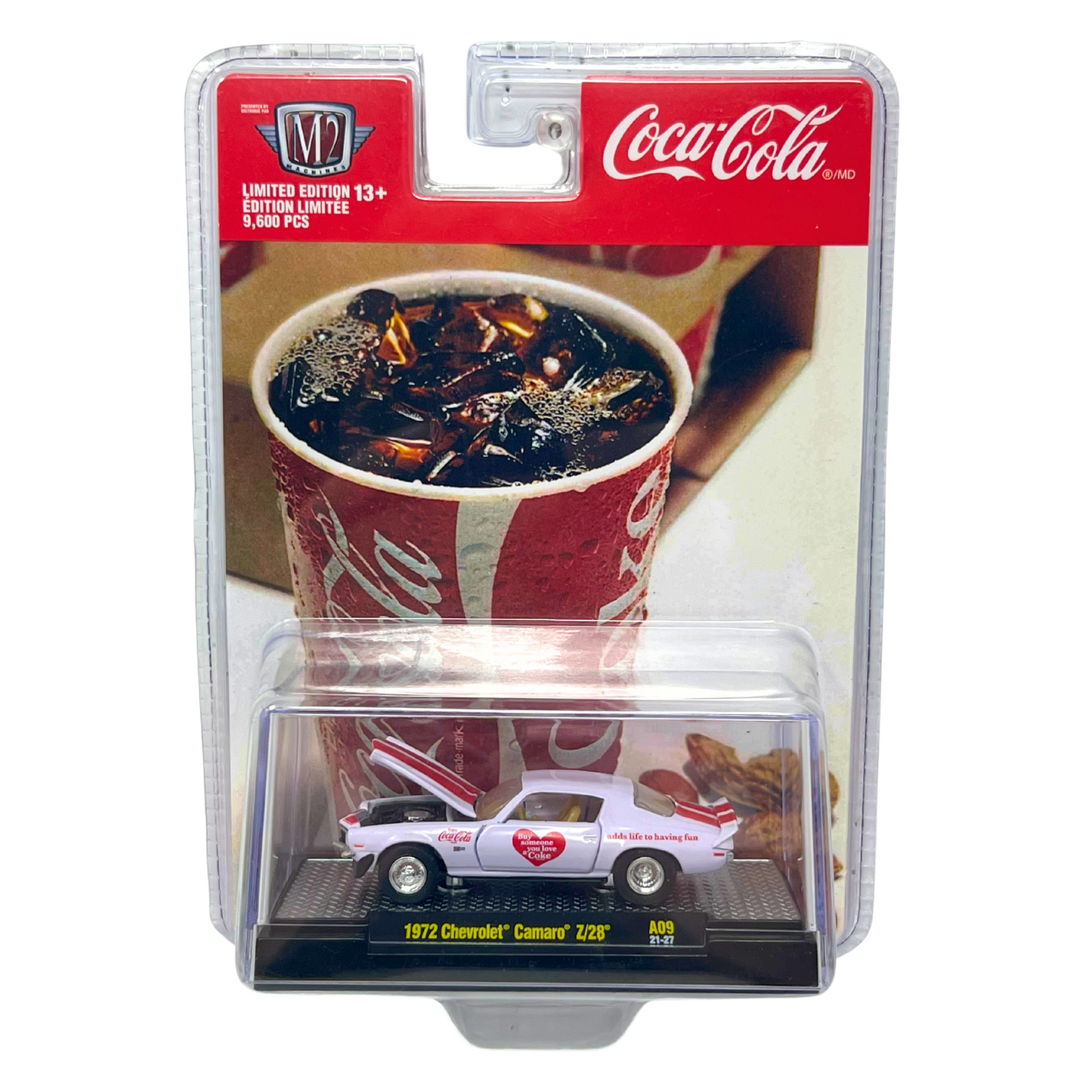 M2 Machines Coca-Cola 1972 Chevrolet Camaro Z28 1:64 Diecast