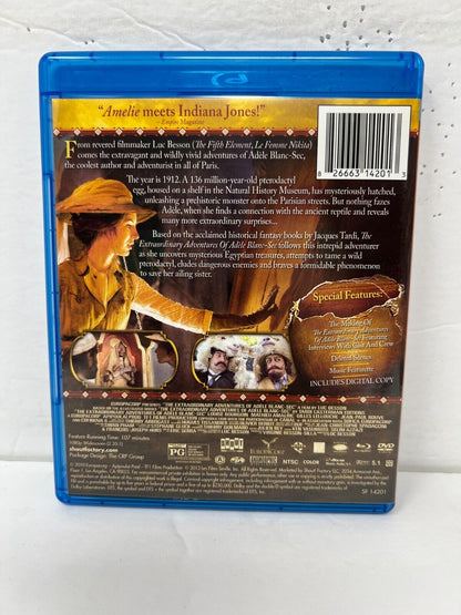 Extraordinary Adventures of Adèle Blanc-Sec (Blu-ray) Fantasy Good Condition!!!