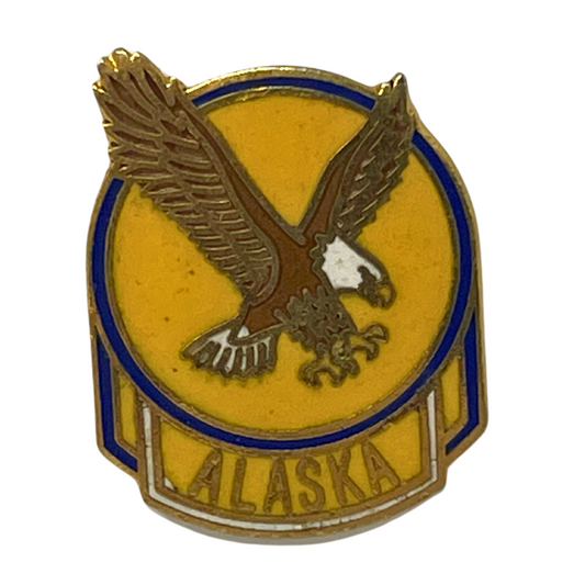 Alaska Eagle Cities & States Lapel Pin CPS1