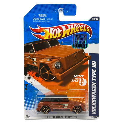 Hot Wheels Faster Than Ever '11 Volkswagen Type 181 1:64 Diecast Factory Sealed