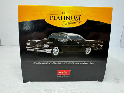 Sun Star 1959 Pontiac Bonneville Hard Top Platinum Collection 1:18 Diecast