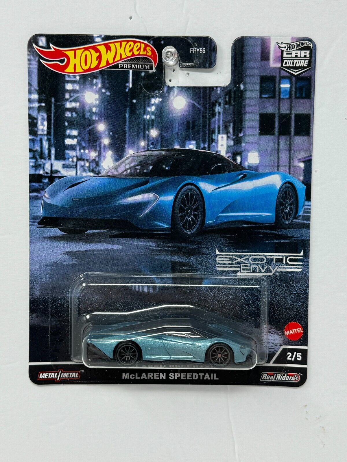 Hot Wheels Premium Exotic Envy McLaren Speedtail 1:64 Diecast