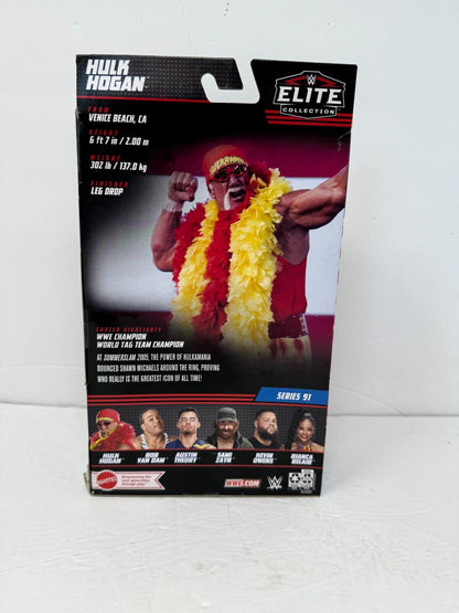 WWE Hulk Hogan Elite Collection Series 91 Wrestling Action Figure Mattel