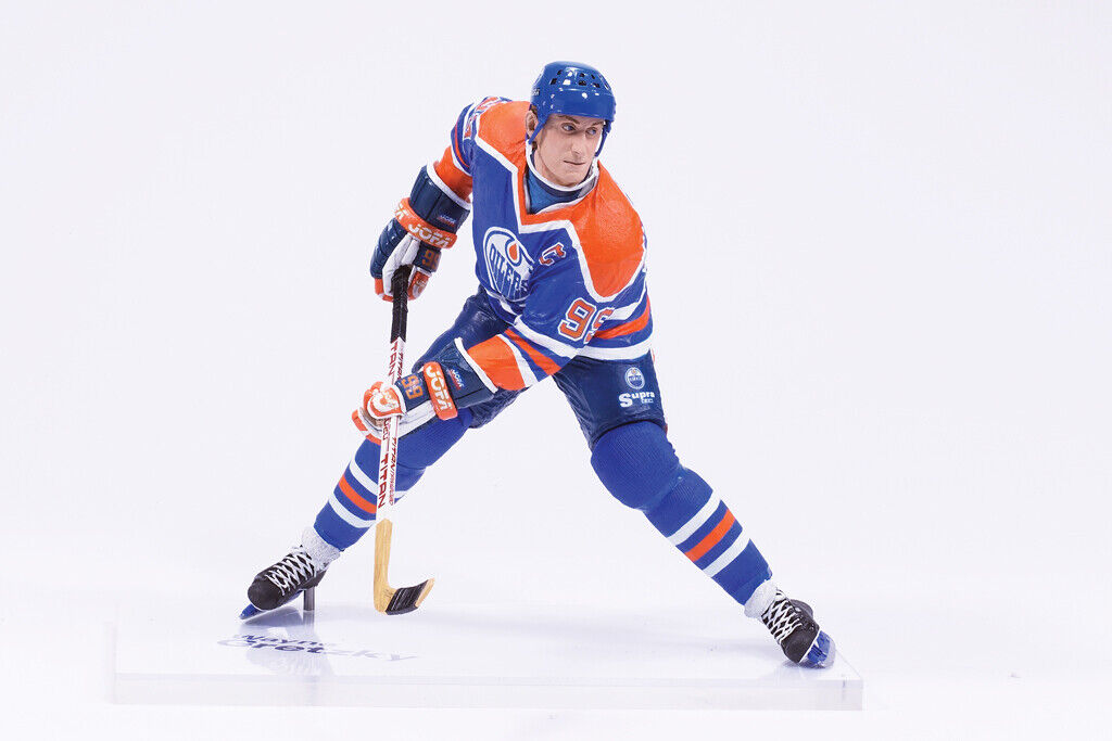 Mcfarlane NHL Wayne Gretzky Edmonton Oilers Blue Jersey Legends Series 1 Figure