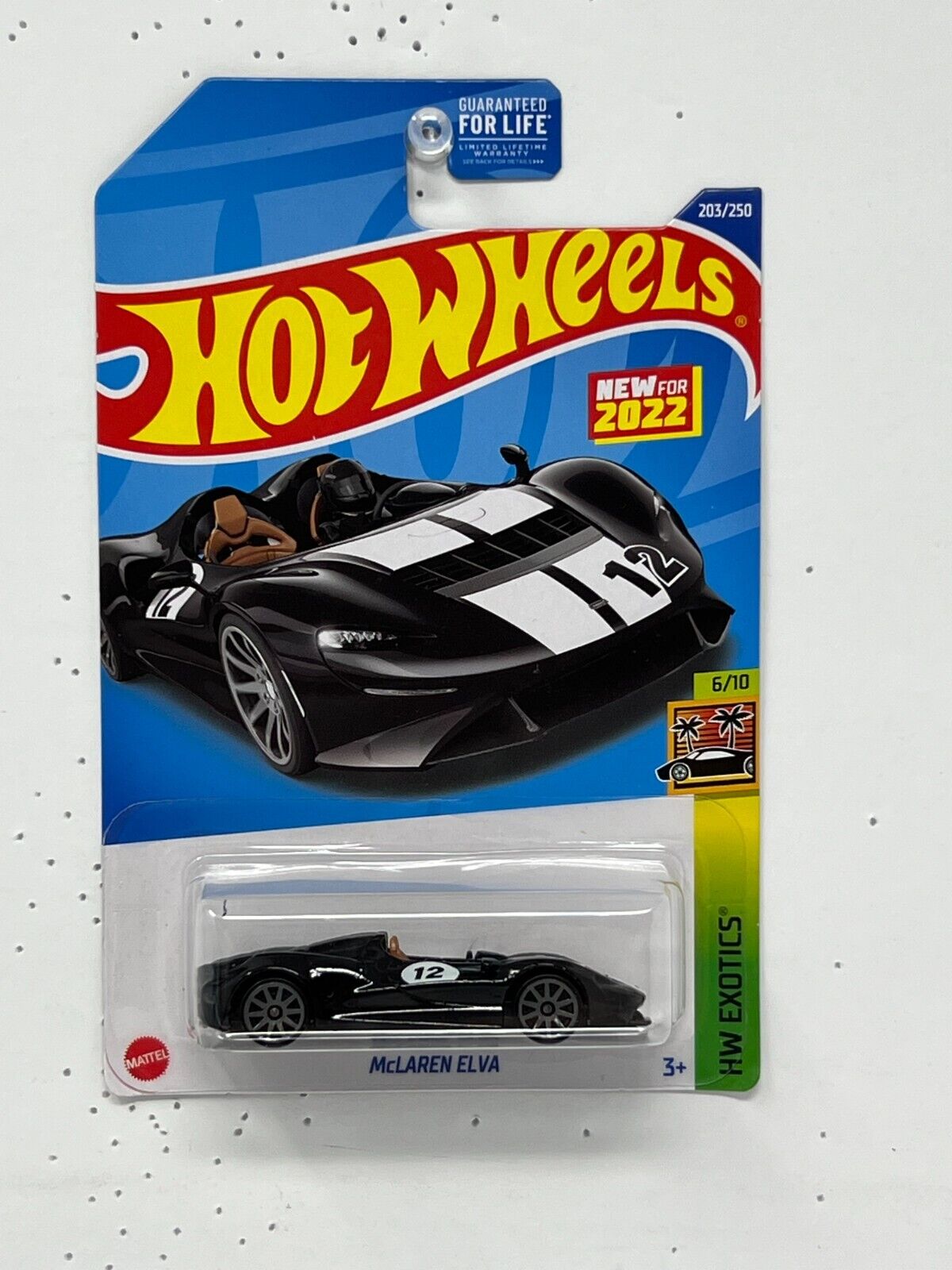 Hot Wheels HW Exotics McLaren Elva Black 1:64 Diecast