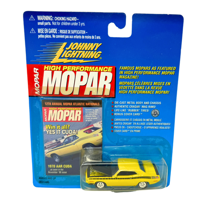 Johnny Lightning High Performance Mopar 1970 Plymouth AAR Cuda 1:64 Diecast