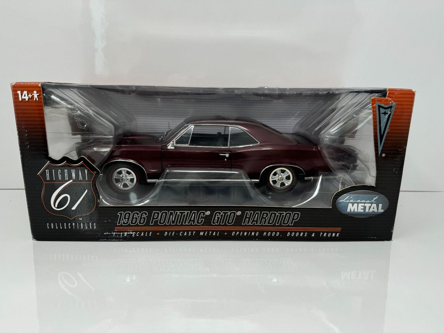 Highway 61 1966 Pontiac GTO Hardtop 1:18 Diecast