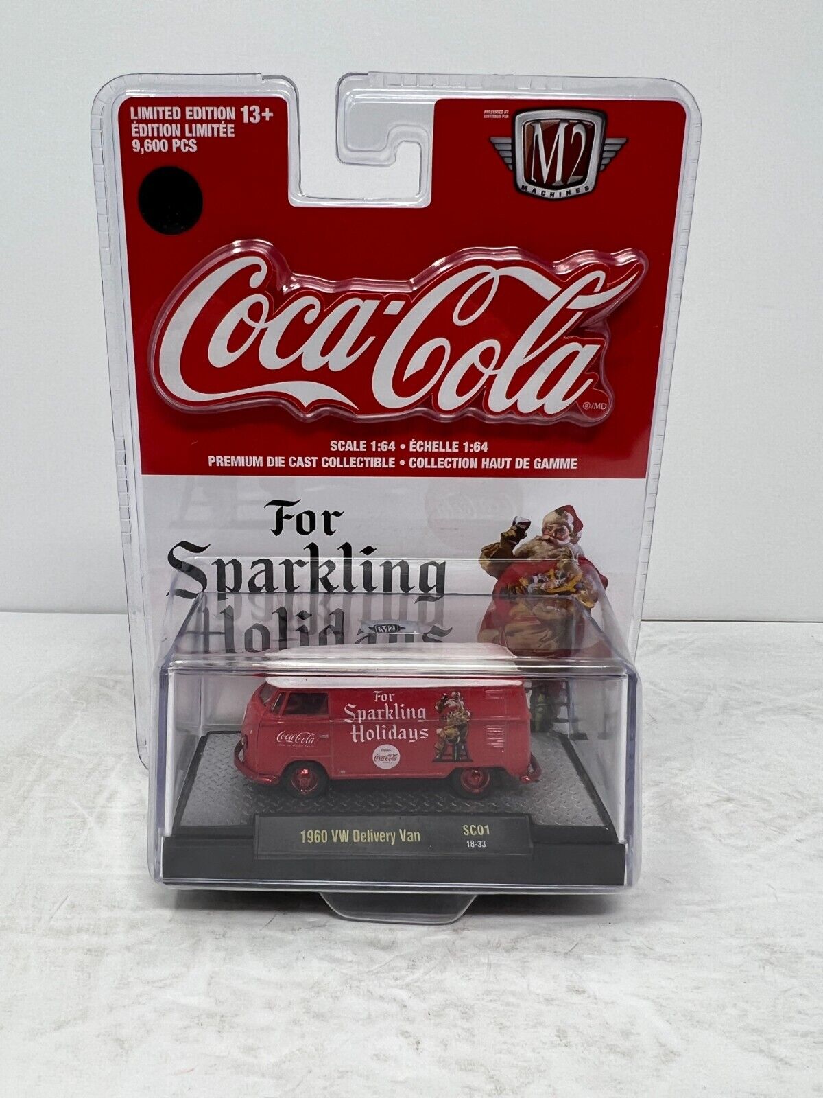 M2 Machines Coca-Cola CHASE 1960 Volkswagen Delivery Van 1:64 Diecast