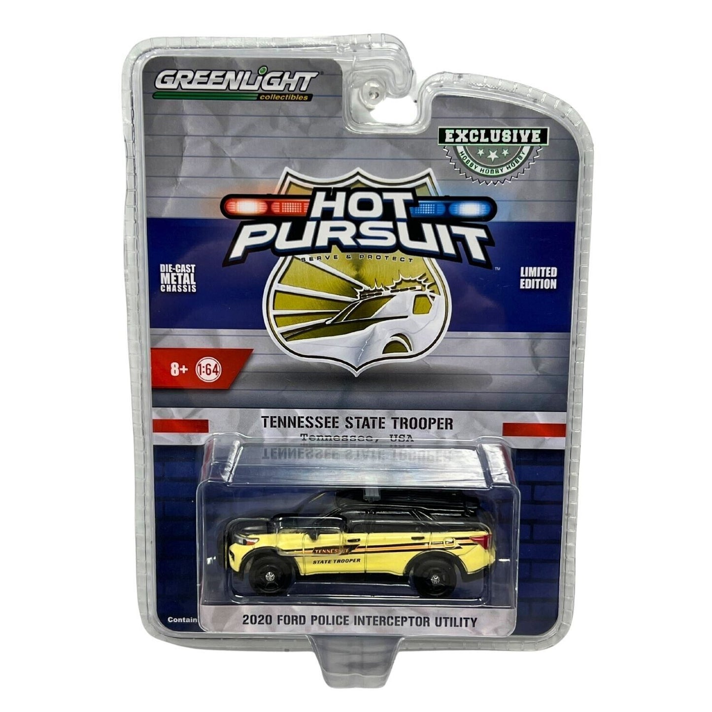 Greenlight Hot Pursuit 2020 Ford Police Interceptor Utility 1:64 Diecast