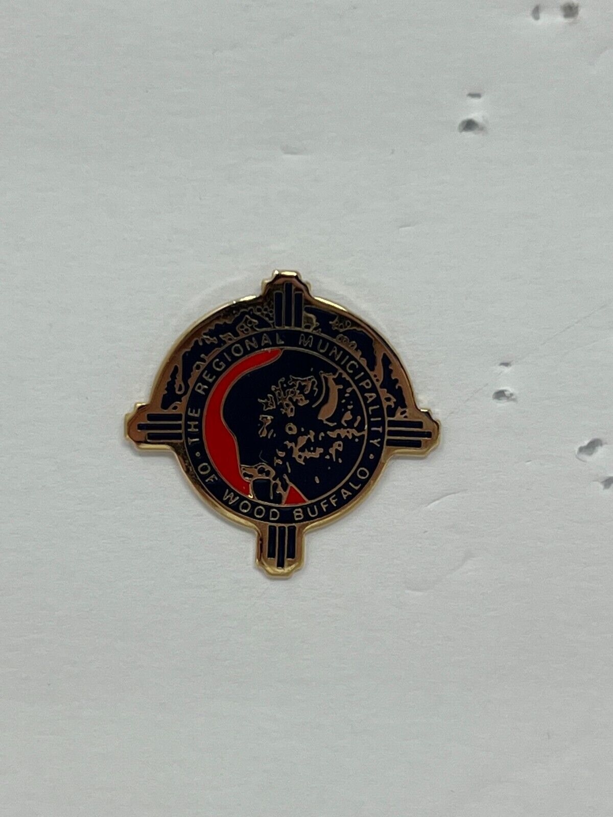 The Regional Municipality of Wood Buffalo Cities & States Lapel Pin P2