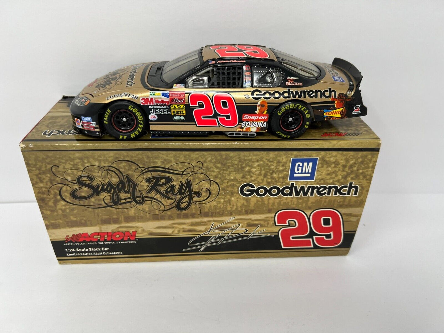 Action Nascar #29 Kevin Harvick GM Goodwrench Sugar Ray Monte Carlo 1:24 Diecast