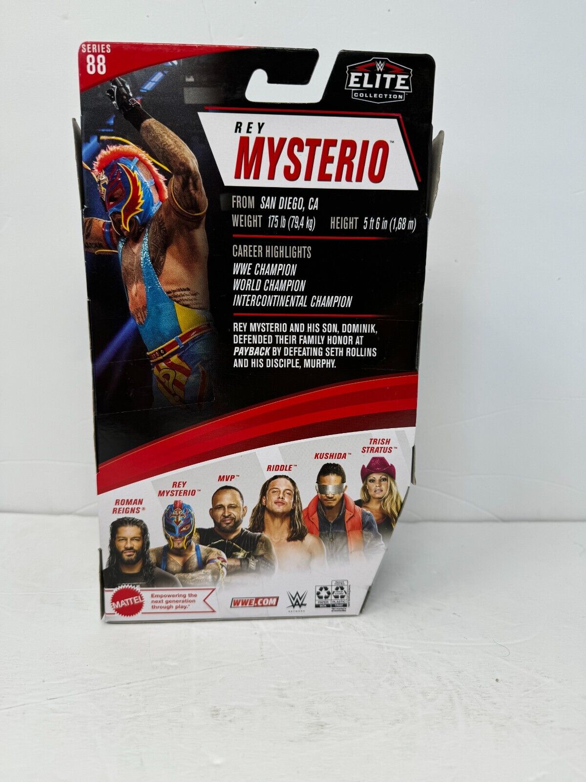 WWE Rey Mysterio Elite Collection Series 88 Action Figure Mattel