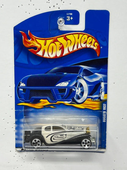 Hot Wheels 1937 Bugatti White 1:64 Diecast Version 2